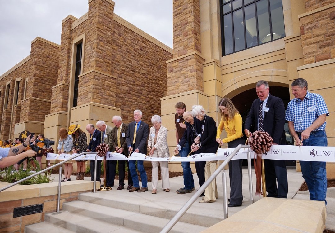 Ribbon Cutting!! Yesterday was a wonderful day. The College of Law was honored to have Senator Alan K. Simpson, members of the Simpson family, and many friends on hand for the first look at the Alan K. Simpson Center for Clinical and Experiential Learning. #gopokes
