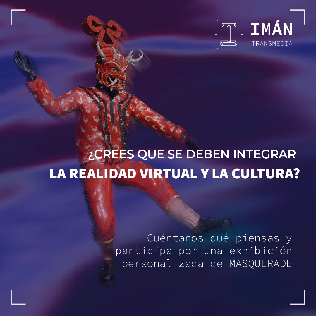 Queremos saber más sobre el impacto de la #realidadvirtual en la cultura. 👹🥽 Completa esta encuesta y déjanos saber tu opinión: forms.gle/hWzpsgFVCQyoHH… Al enviar tus respuestas, participas en el sorteo de una exhibición personalizada de #Masquerade👹 en #Quito.