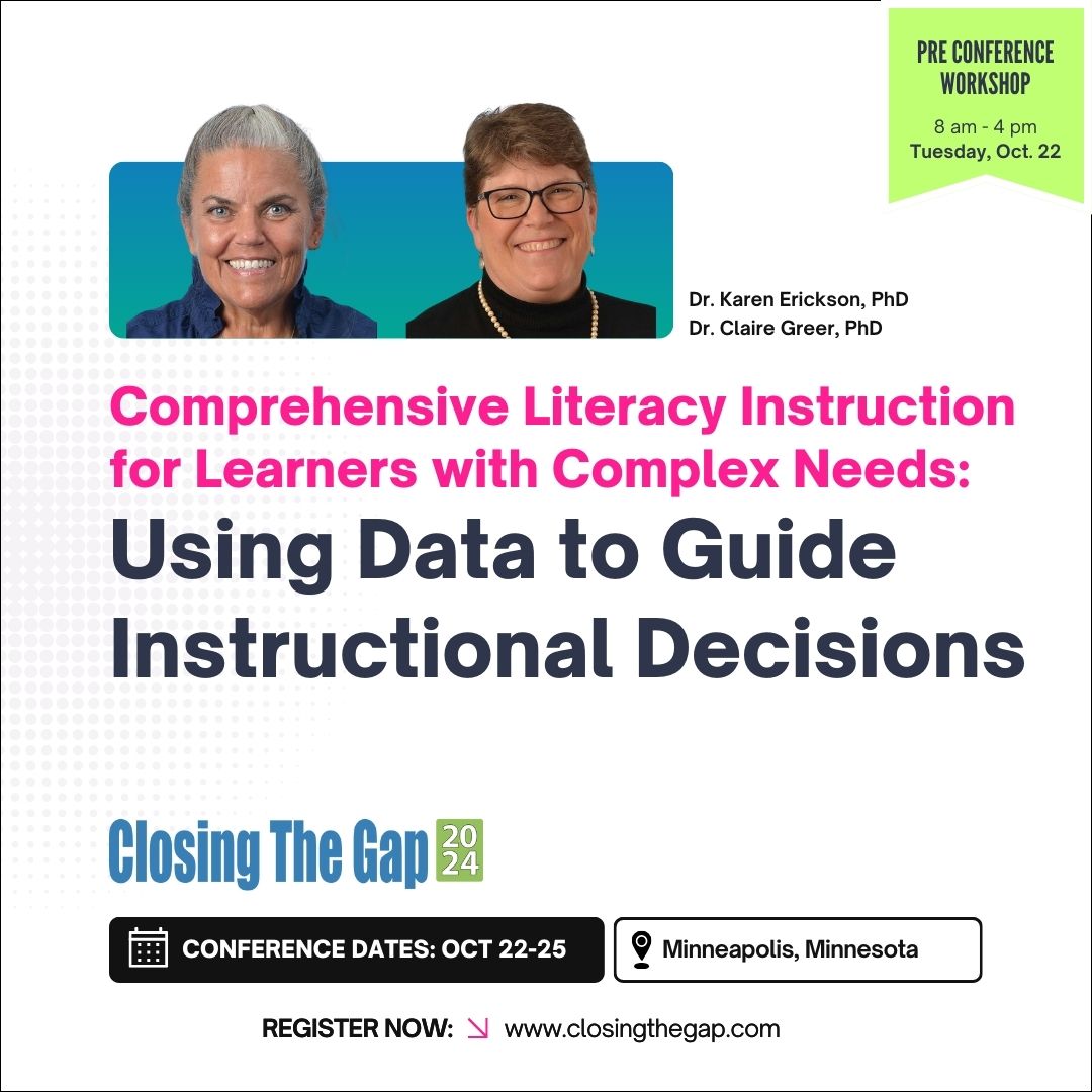 Empower Data-Driven Literacy Instruction! Join this pre-conference workshop at Closing The Gap (Oct. 22, Minneapolis, MN). Take control of your literacy instruction with data-driven insights.

Register now - Bundle and Save $100! closingthegap.com/conference/pre…

#CTG2024