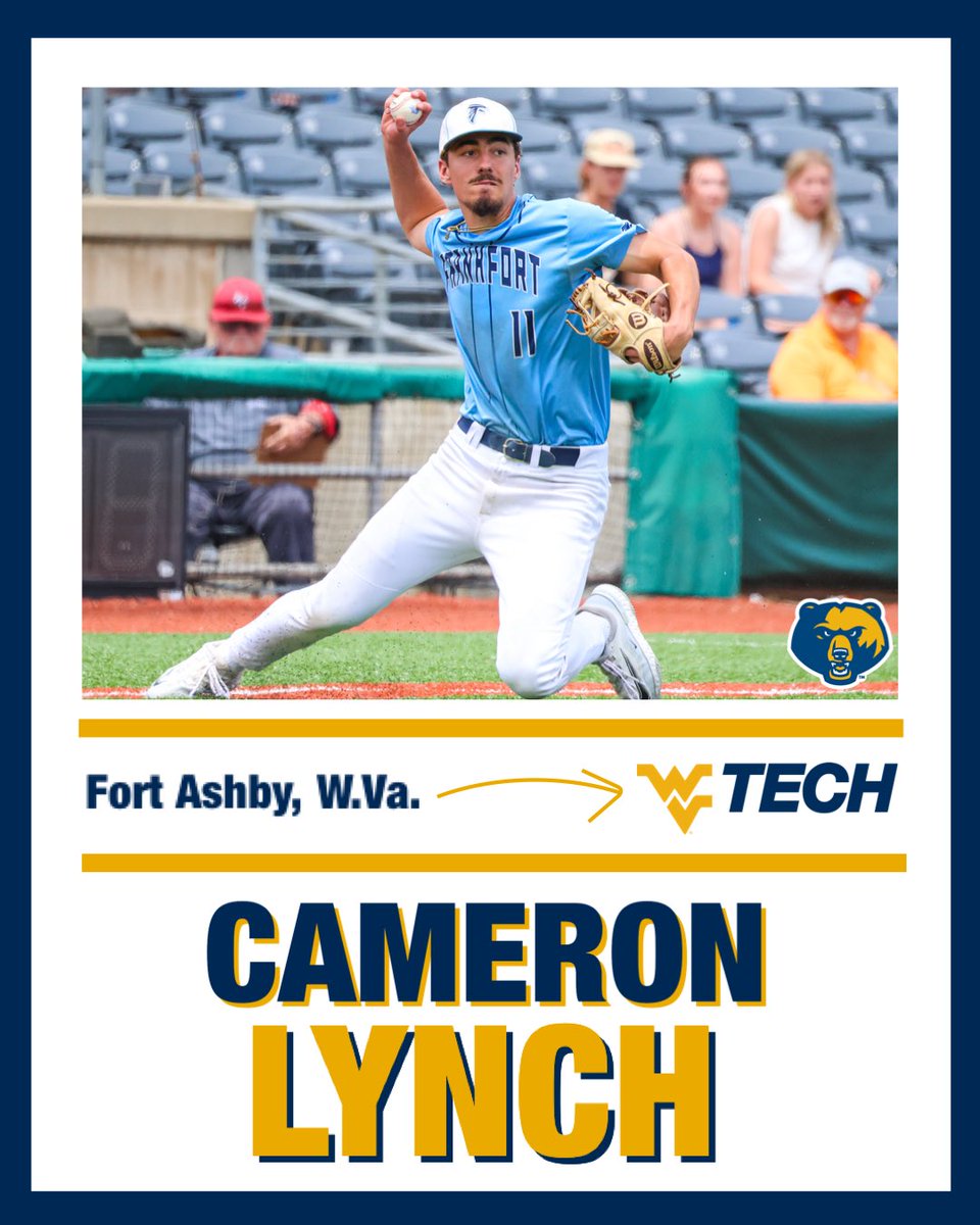 WVU Tech Athletics (@wvutechsports) on Twitter photo We are excited to announce the addition of Cameron Lynch to the 2025 <a href="/WVUTechBase/">WVU Tech Baseball</a> roster. Lynch, who graduated from Frankfort High School, plans to study electrical engineering as a Golden Bear. We are excited to announce the addition of Cameron Lynch to the 2025 <a href="/WVUTechBase/">WVU Tech Baseball</a> roster. Lynch, who graduated from Frankfort High School, plans to study electrical engineering as a Golden Bear.