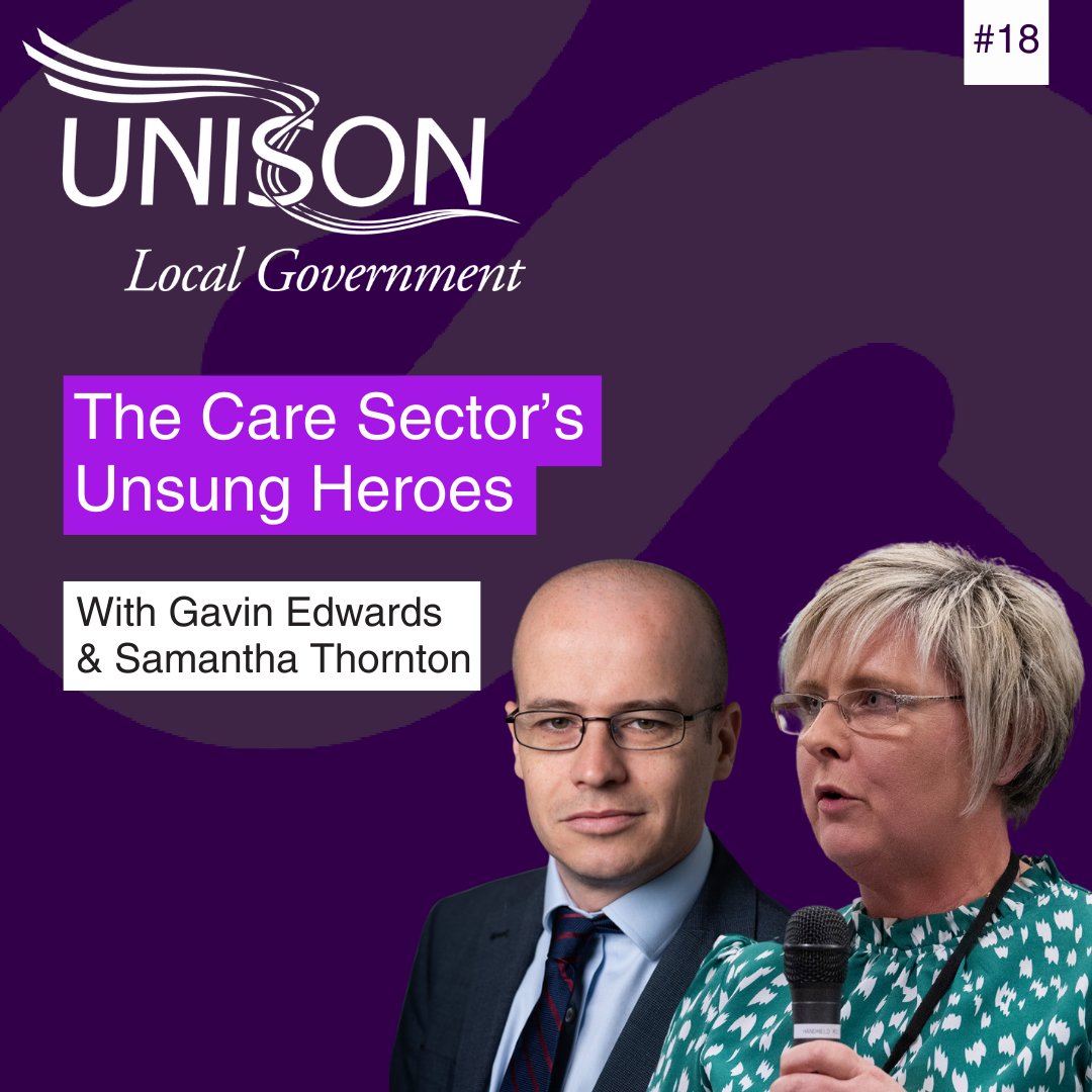 The Care Sector's Unsung Heroes. The latest episode of our Behind the Service podcast is now available.

Hear the stories of workers on the ground, and what can be done to ensure the care sector can thrive. 

Listen now wherever you get your podcasts: unison.org.uk/the-unison-loc…