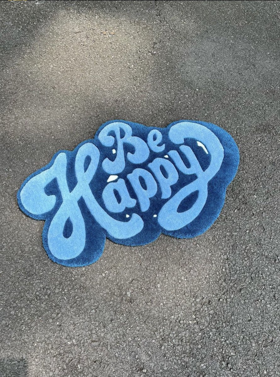 The_rugpilot's tweet photo. ⭐️Custom Order
⭐️120 x 80 cm
⭐️Be Happy 
⭐️RUG PILOT https://t.co/5R93B7daOf