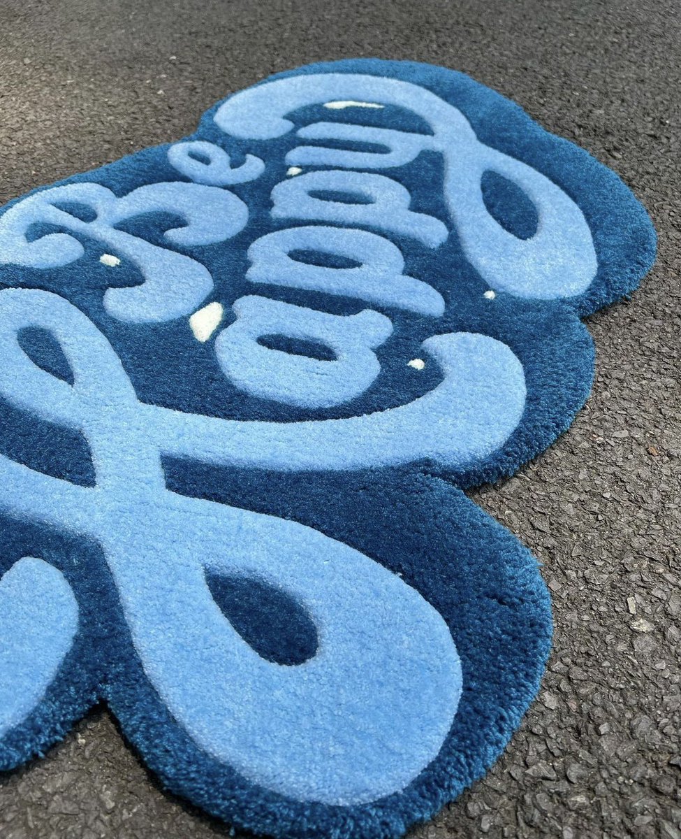 The_rugpilot's tweet photo. ⭐️Custom Order
⭐️120 x 80 cm
⭐️Be Happy 
⭐️RUG PILOT https://t.co/5R93B7daOf