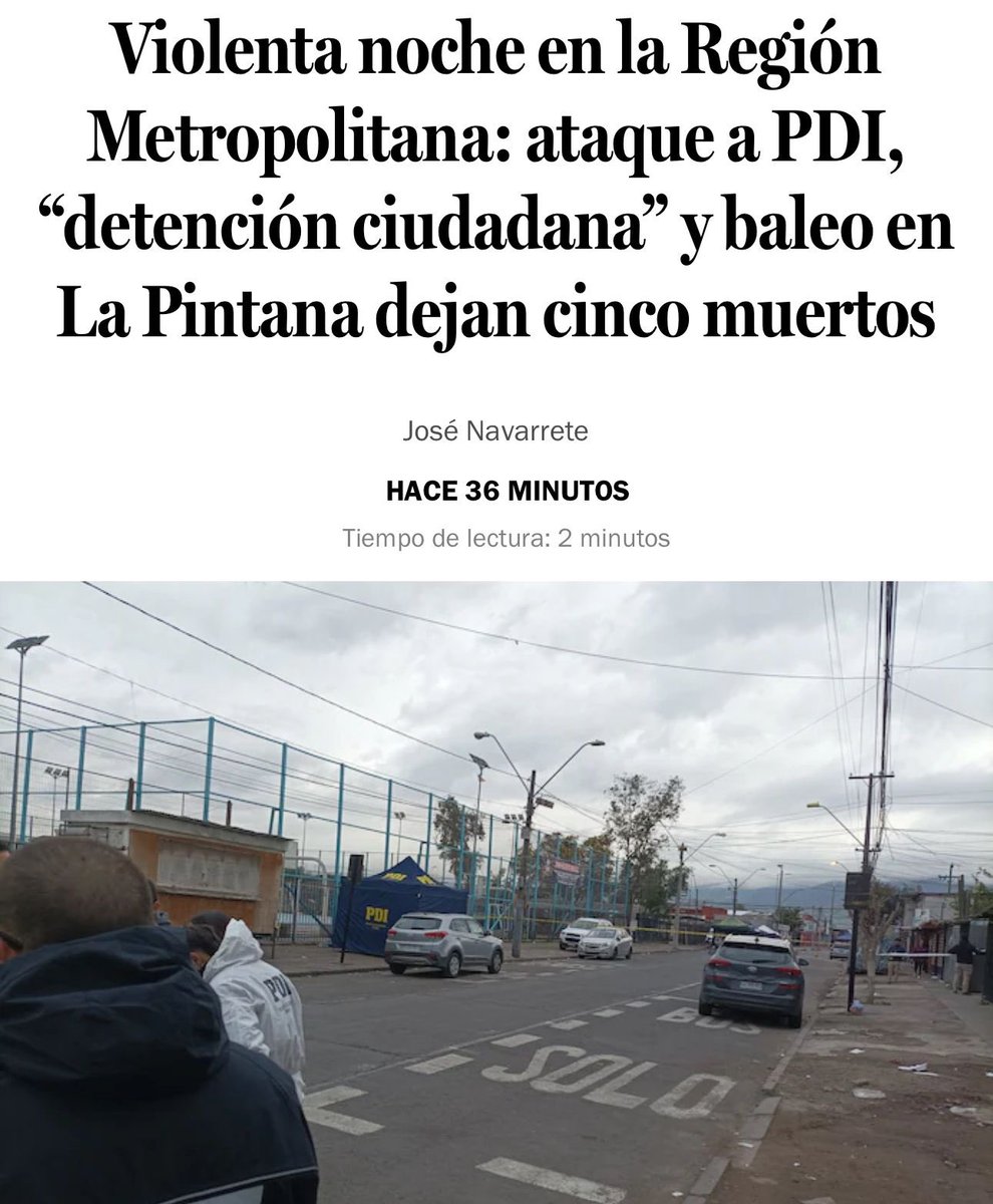 Esto ya no da para más. El Gobierno ha fracasado en el combate a la delincuencia. Basta de reuniones, basta de comisiones, basta de autoridades inoperantes. Se  requiere decisión y convicción. Los delincuentes, a la cárcel. Los chilenos merecen vivir en paz.