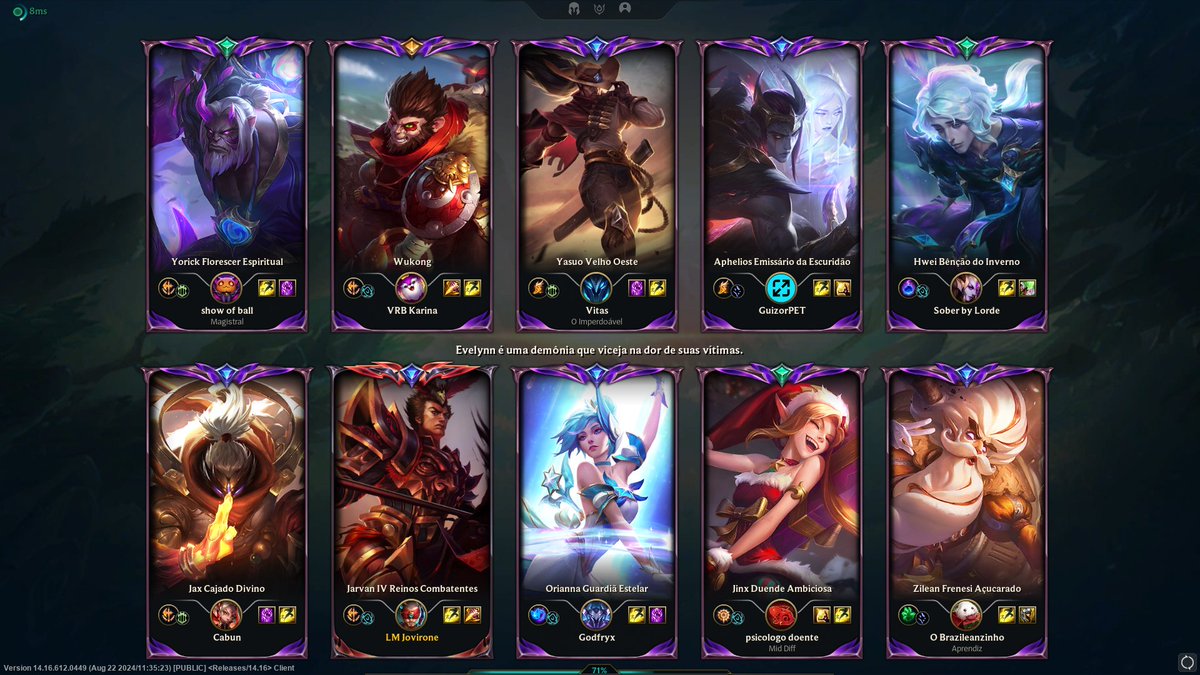 Você vai lá, pega quase 1k PDL pra cair com 9 mestres
Filinha ta top Riot, vlwwwww