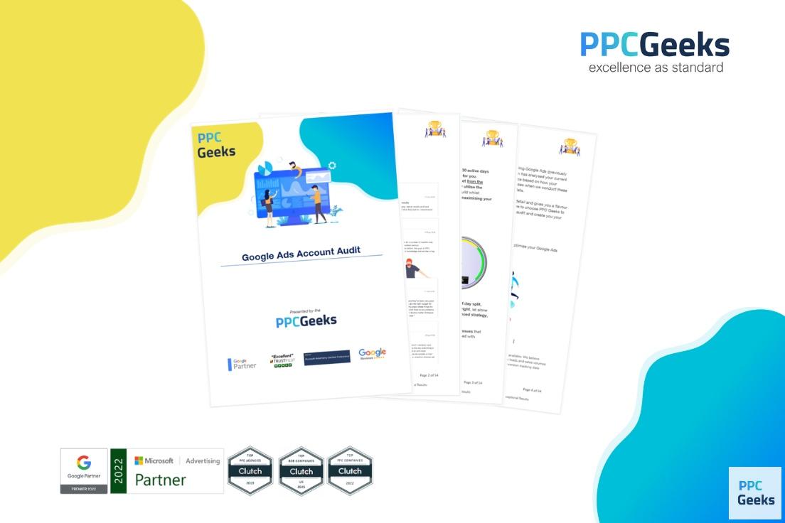 PPC_Geeks's tweet image. Unlock the potential of your Google Ads with a free audit! Boost performance, increase ROI, and uncover new opportunities. Schedule your audit today. #GoogleAds #ShoppingAds #KnowledgeIsKey ppcgeeks.co.uk/free-google-ad…