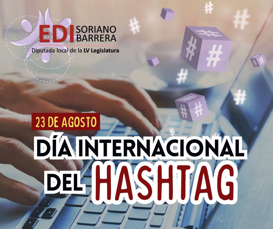El 23 de agosto del año 2007, nació en Twitter  ahora X, lo que hoy conocemos con el nombre de hashtag, pero no fue hasta el año 2018 cuando la famosa red social del pajarito azul decretó que cada 23 de agosto se conmemoraría de forma digital el Día Internacional del Hashtag.