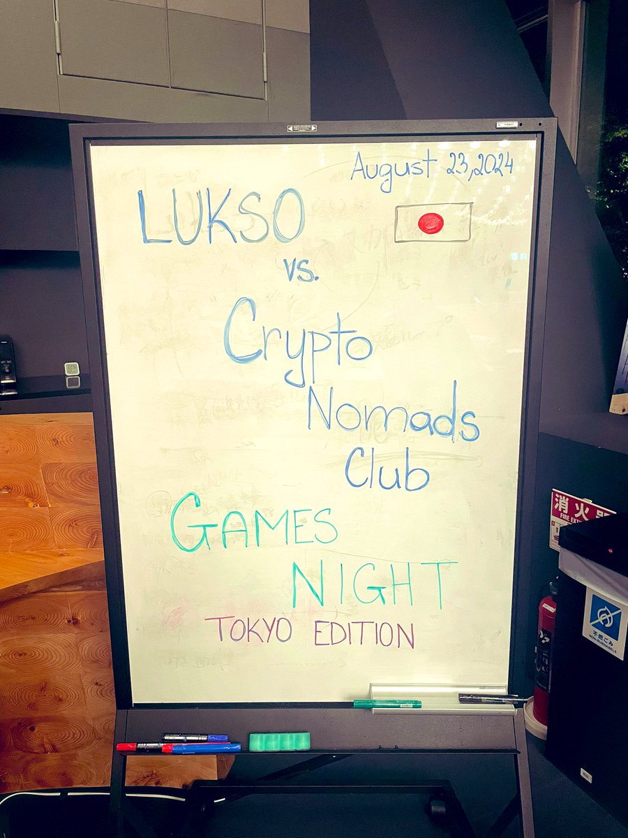 CNC meetup followed by a game night with @lukso_io during ETHTokyo 🇯🇵  @Ethereum_JP Guess who won 🤭