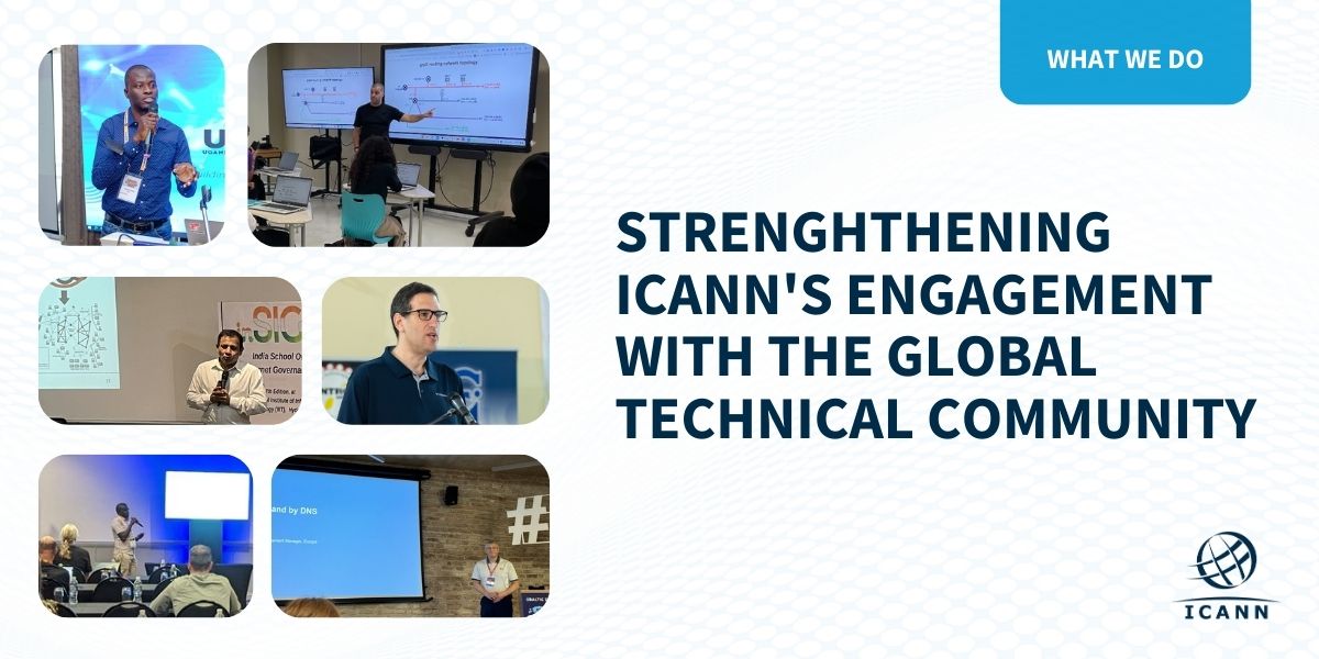 💡 Discover #ICANN's Technical Engagement team, pivotal within the Office of the Chief Technology Officer (OCTO). They drive global technical outreach, fostering collaboration and awareness across the tech community. Essential for a secure #DNS ecosystem! go.icann.org/3zweZfB