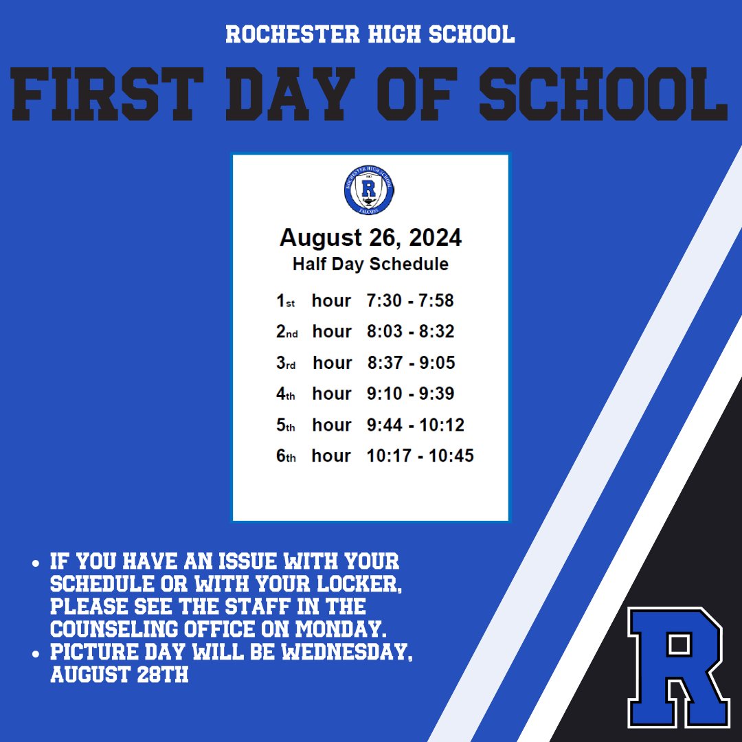Rochester High School tweet media