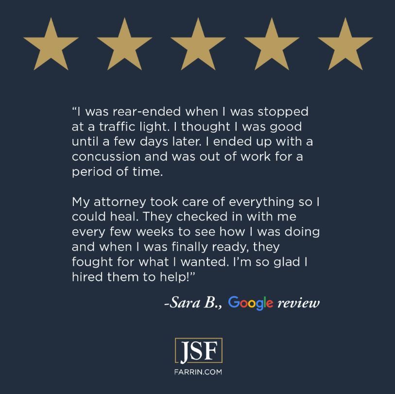 FarrinLaw's tweet image. #happyclient #5outof5 #10outof10wouldrecommend #wouldrecommend #sc #southcarolina #caraccident #truckaccident #motorcycleaccident #personalinjury #lawfirm #lawyer #attorney #jamesscottfarrin #tellthemyoumeanbusiness