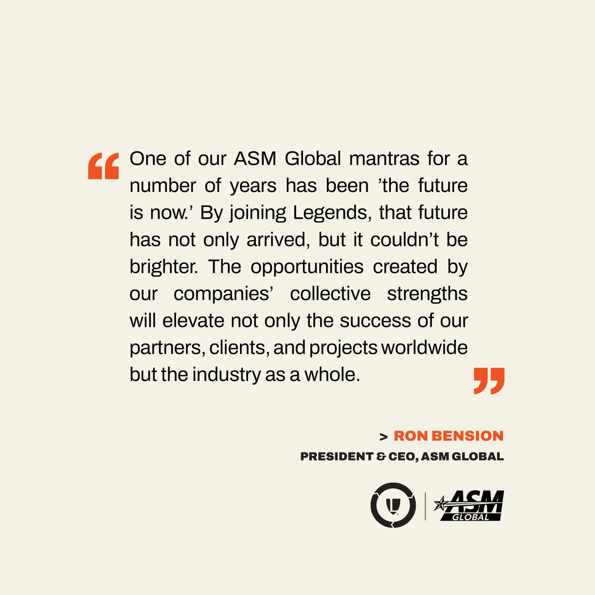 ASM Global (@asmgloballive) on Twitter photo BREAKING: A new era in sports and entertainment has officially arrived. ASM Global has joined <a href="/thelegendsway/">Legends</a>, creating the world’s preeminent premium live events company dedicated to providing fans across the globe with outstanding experiences.
 
bit.ly/3T0RLVD BREAKING: A new era in sports and entertainment has officially arrived. ASM Global has joined <a href="/thelegendsway/">Legends</a>, creating the world’s preeminent premium live events company dedicated to providing fans across the globe with outstanding experiences.
 
bit.ly/3T0RLVD