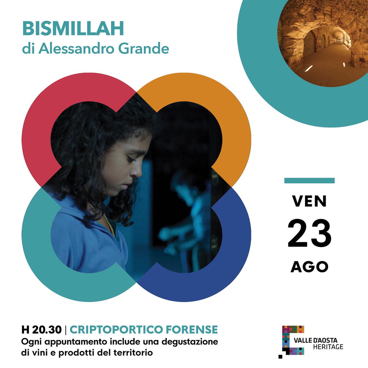CultureVdA's tweet photo. #23agosto Non perdetevi questa sera a partire dalle 20,30 l'ultimo appuntamento con la rassegna di #cortometraggi al #Criptoportico forense di #Aosta!
👉https://t.co/wFKEqYa1P3 https://t.co/9R88G41b0m