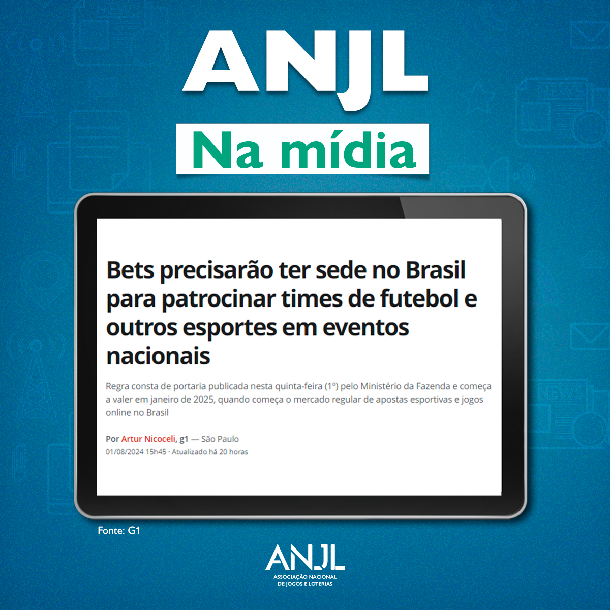 Associação Nacional de Jogos e Loterias - ANJL tweet media