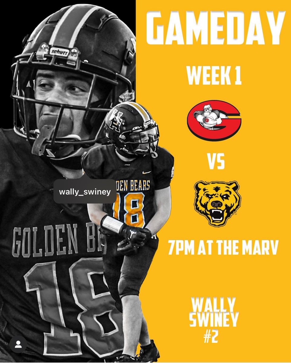 Let’s Go Bears!  Week 1! <a href="/WallySwiney/">Wally Swiney</a>