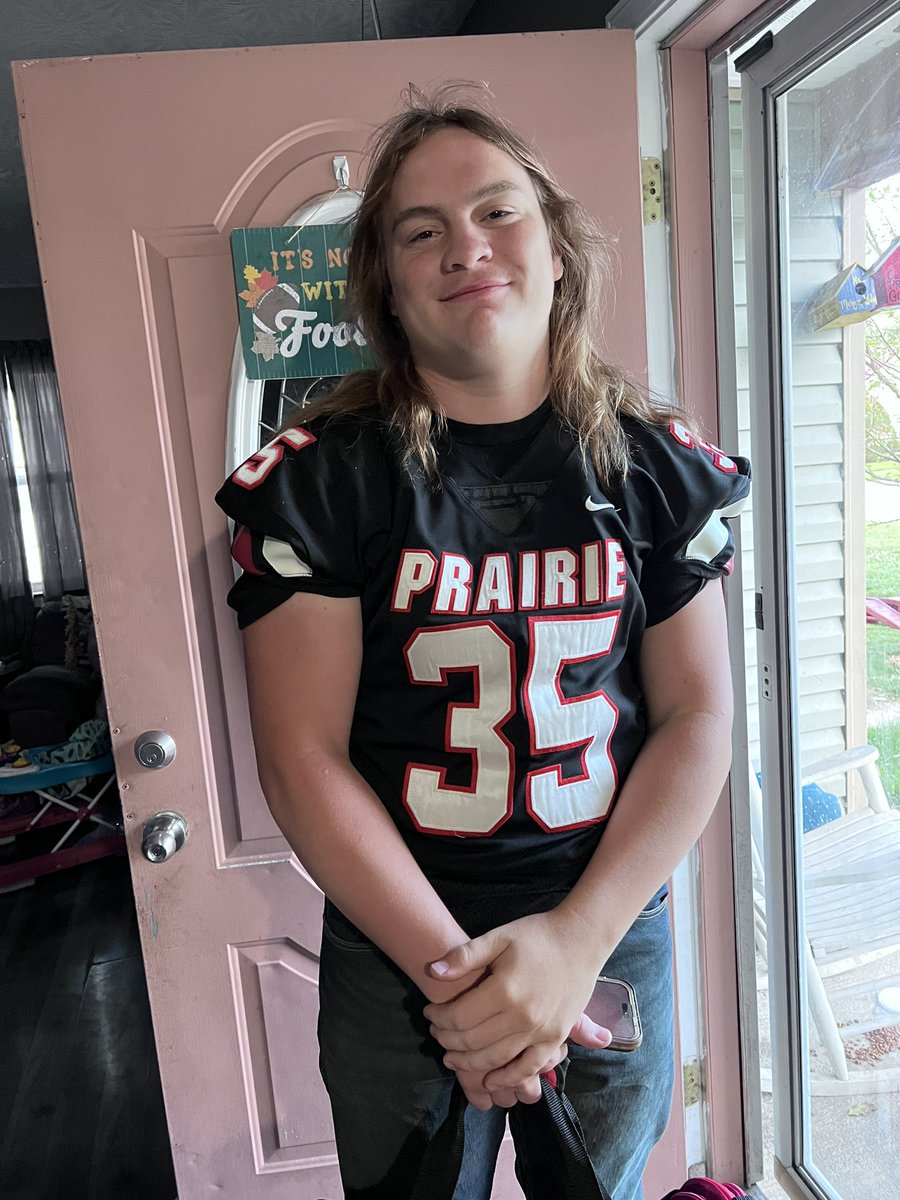 Game day! His last, first game of the season!