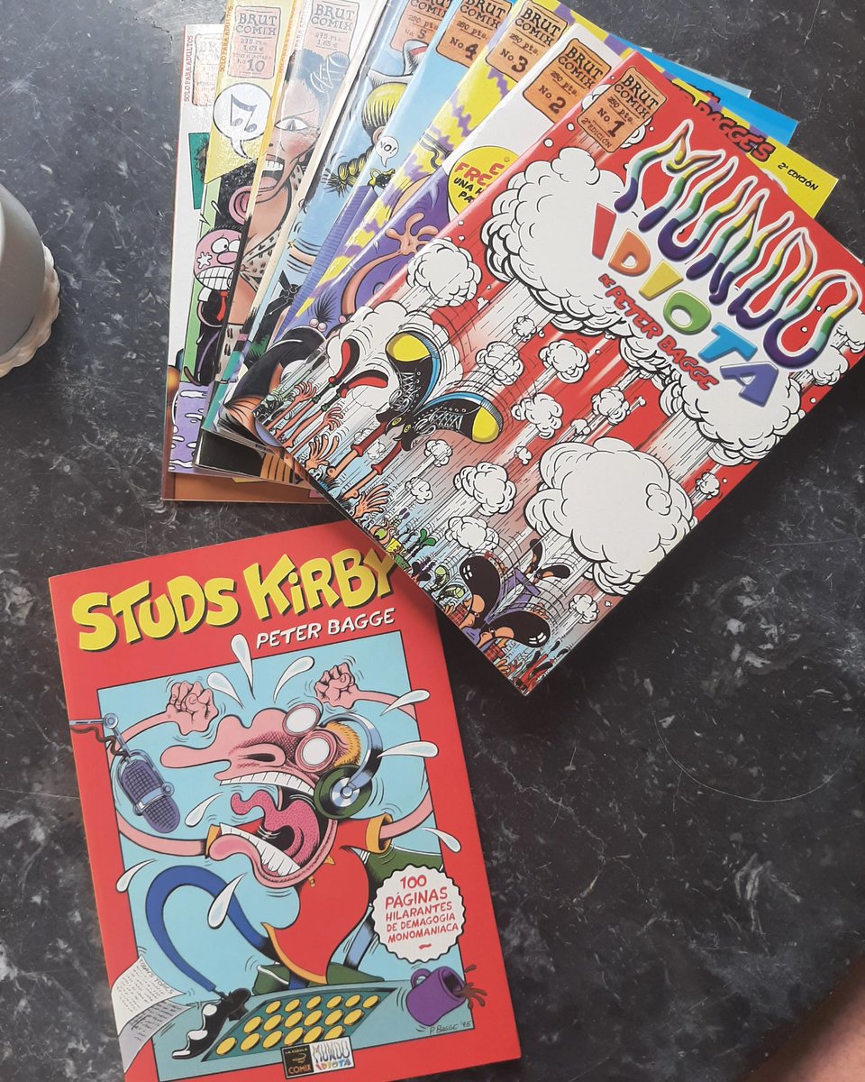 EduMcGuinness's tweet image. Esta mañana me he leído el tomo de Studs Kirby, personaje salido de las páginas de la mítica Mundo Idiota de @PeterBagge1 editado aquí por @LaCupulaComic #studskirby #mundoidiota #neatstuff