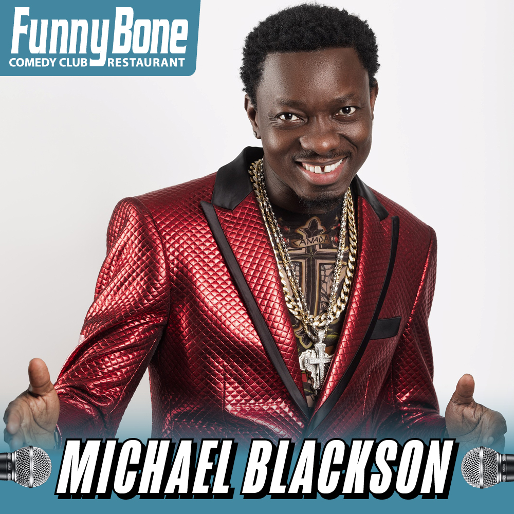 Don't miss Michael Blackson's shows here!
🎙️ August 23 &amp; 24
Tickets 🎟️ cleveland.funnybone.com