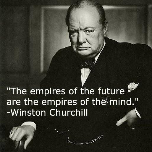 7. The empires of the future are the empires of the mind.

No world wars anymore. But the current culture war is psychological warfare

The average person is losing the battle. They're distracted &amp; their attention is abused

Protect your mind. Don't let the news/politics in.