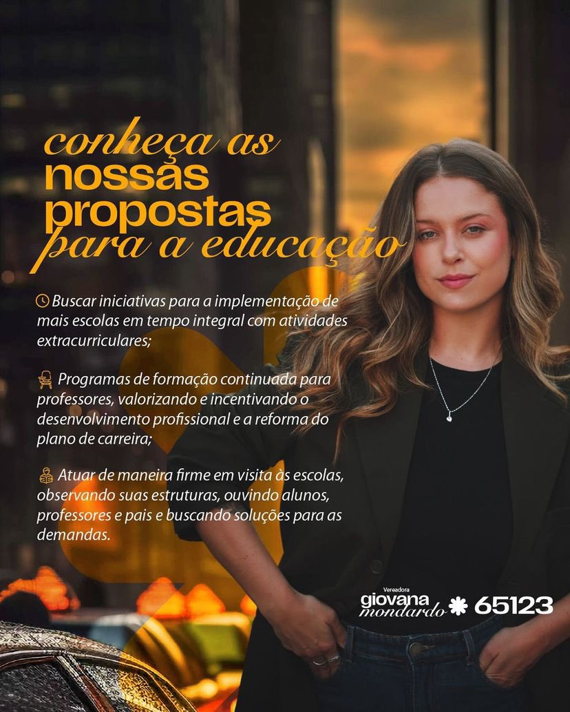 MondardoGiovana's tweet photo. Para movimentar Criciúma é preciso apresentar saídas para os problemas! 💡✊

Eu acredito na educação como pilar de uma cidade forte e próspera, e só com o compromisso certo vamos movimentar a nossa realidade!

Então se liga nas nossas propostas para a educação da nossa cidade 📚 https://t.co/aTiOI0DVKo