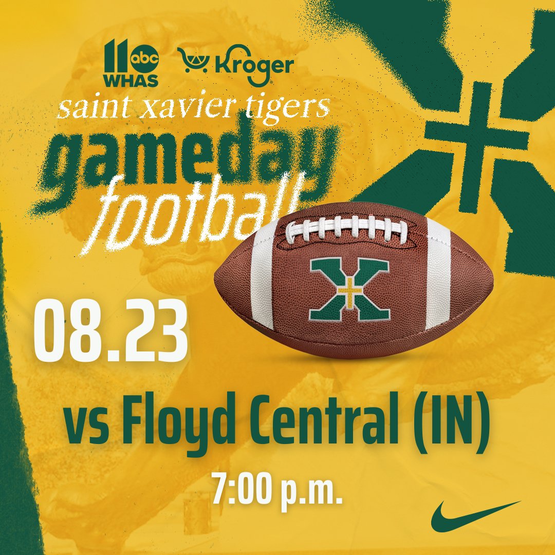 Football Gameday! <a href="/StXTigersFB/">Tiger Football</a> vs Floyd Central (IN)
📍 Floyd Central
⏰ 7:00 p.m.
📻 wearestx.co/football