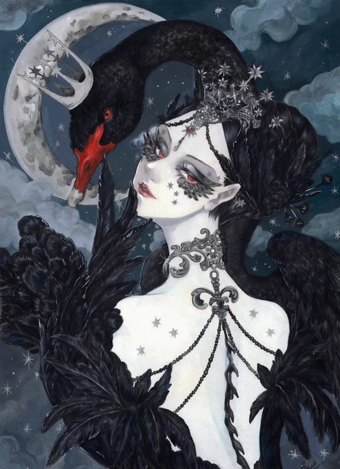 #クリエイターさんの夜っぽい作品が見たい 