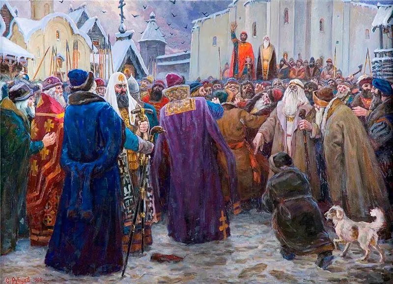 The late Kievan Rus experienced a political fracturing that lead to a tilt toward representative governments, especially in Novgorod.

Why is it that these systems never took hold?