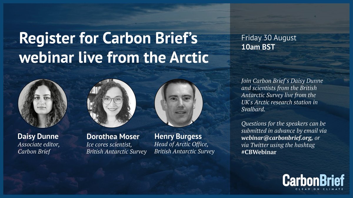 Daisy Dunne (@daisydunnesci) on Twitter photo Hello❄️
Next week, I'm travelling to Svalbard in the Arctic Ocean to join <a href="/BAS_News/">British Antarctic Survey 🐧</a> scientists as they conduct vital climate research!🌍
I'll be host a webinar live from the Arctic next Friday, sign up here:
us02web.zoom.us/webinar/regist… Hello❄️
Next week, I'm travelling to Svalbard in the Arctic Ocean to join <a href="/BAS_News/">British Antarctic Survey 🐧</a> scientists as they conduct vital climate research!🌍
I'll be host a webinar live from the Arctic next Friday, sign up here:
us02web.zoom.us/webinar/regist…