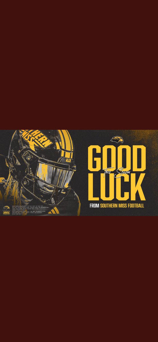 Thanks for the love from coach  <a href="/landon83smith/">Landon Smith</a> and <a href="/SouthernMissFB/">Southern Miss Football</a> ❤️‍🔥