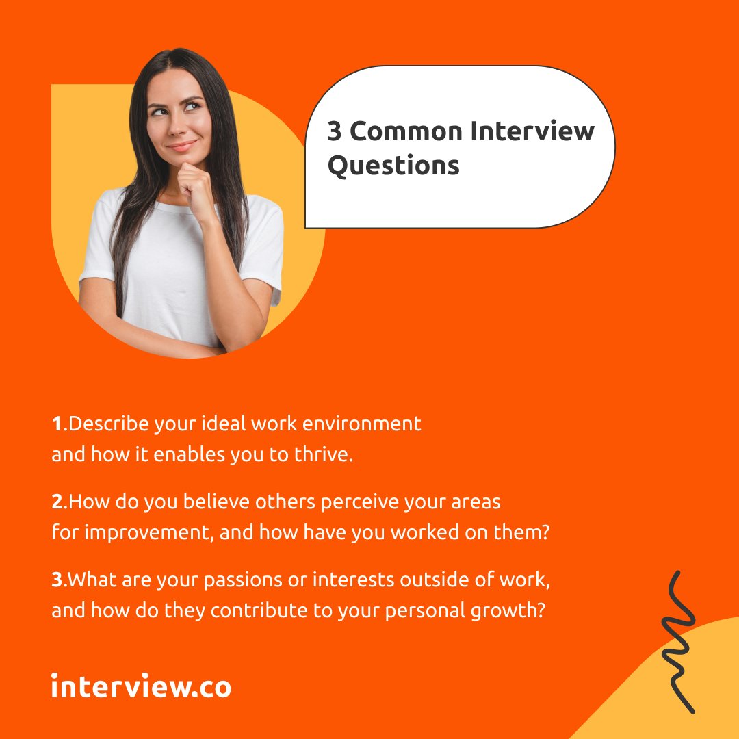 Facing questions about your ideal work environment or personal growth in interviews? 💼 Don’t just answer, impress. At interview.co, we help you turn these questions into your winning moments. Get ready to make every word count!
#JobInterviews #InterviewTips