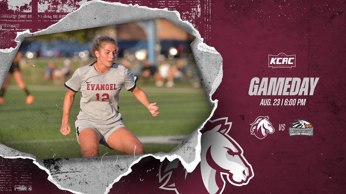 ⚽️W &gt; HOME OPENER 

📍: Springfield, Mo. (Coryell Field)
🆚: Southwestern Christian
📊: stats.statbroadcast.com/broadcast/?id=…
🖥: kcacnetwork.com/evangel
#OneValor