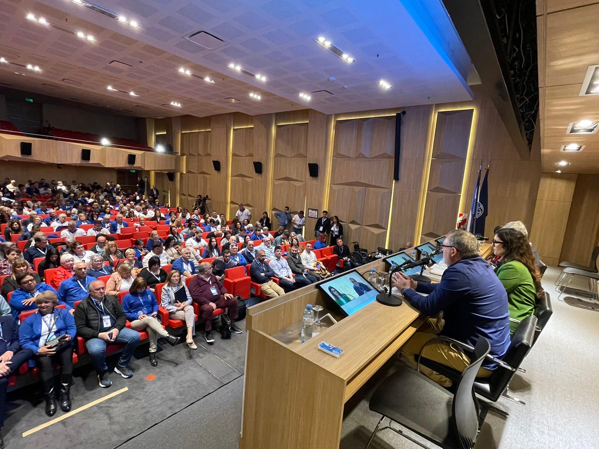 #CongresoSSP2024 Charla con miembros de UNI . Adriana Rosenzvaig, Secretaria UNI, Lucia Lindner Directoria Regional UNICARE AMERICA y Monzane Marcio, Secretario Regional UNI AMÉRICA y Miguel Zubieta Presidente Mundial UNI CARE Global Union.