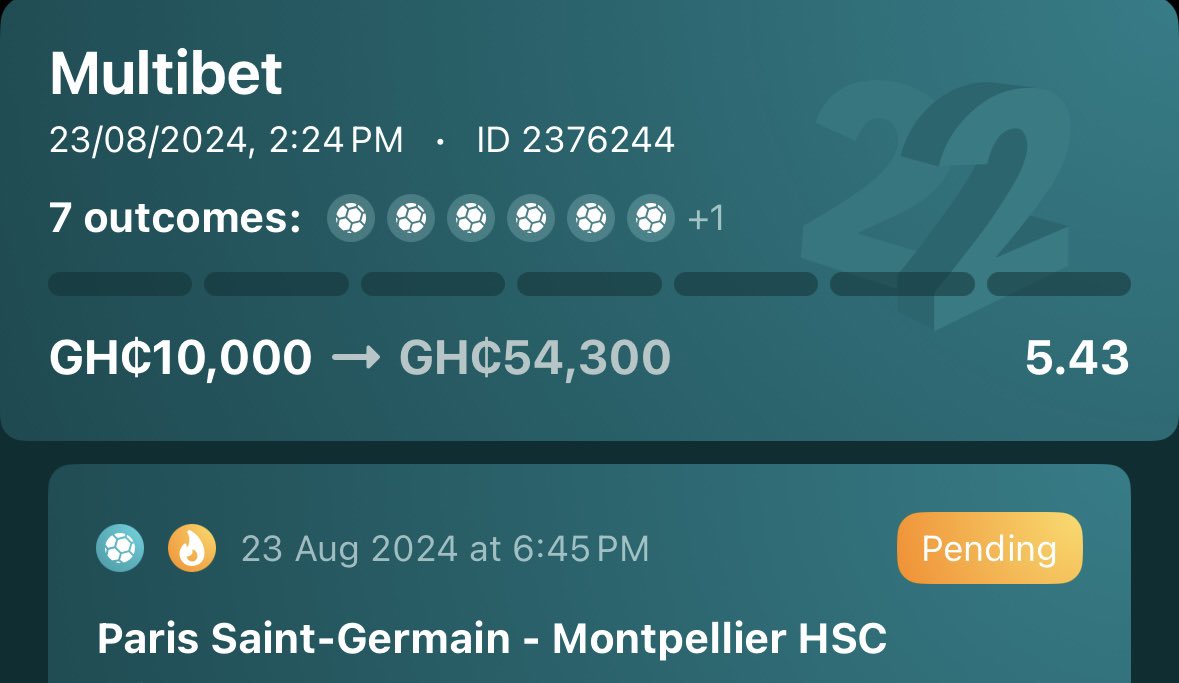 GhanamanTips's tweet photo. 5 Odds from https://t.co/meQFhVDsZT 

22Bet Code - L5ifvo

Bet on 22Bet using this link - https://t.co/Dq0vhjiwHW

Let’s win again✅✅✅✅ https://t.co/40sZ5h3eNW