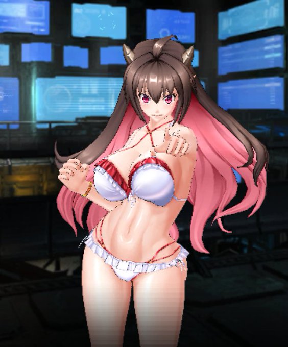 アクション対魔忍の開催中イベントにてリーナの水着が手に入りますぞ 皆様何卒宜しくお願いします 