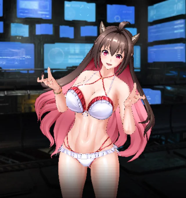 アクション対魔忍の開催中イベントにてリーナの水着が手に入りますぞ 皆様何卒宜しくお願いします 