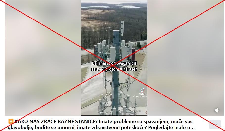 🔎Bazne stanice uzrokuju mnoge zdravstvene probleme?
❌Regulatorne agencije pregledale su stotine znanstvenih studija i nisu pronašle dokaze da je zračenje iz baznih stanica opasno ako se drži ispod razina postavljenih u njihovim propisima
👉u.afp.com/5uV8
