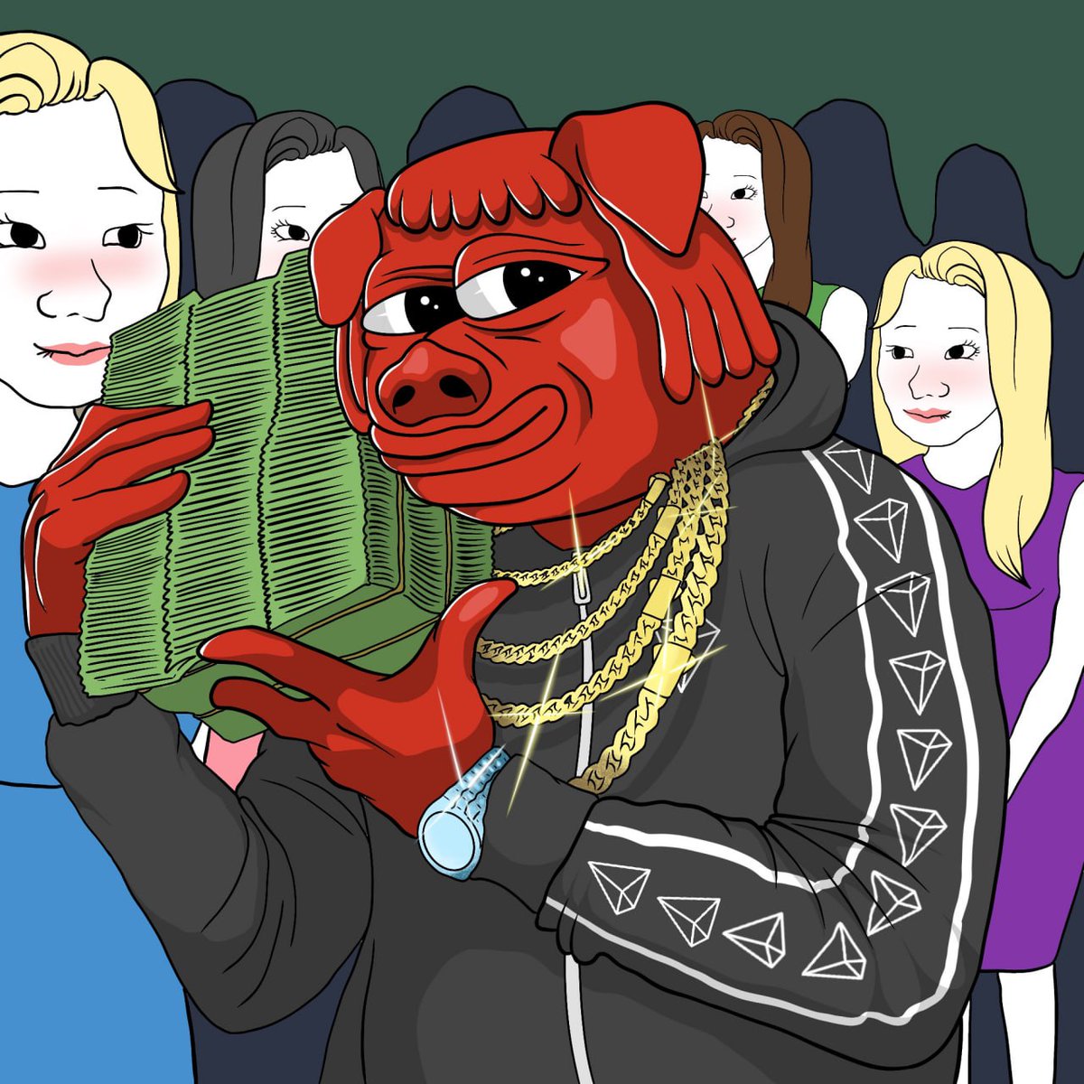 Fofar to the moon my piggas