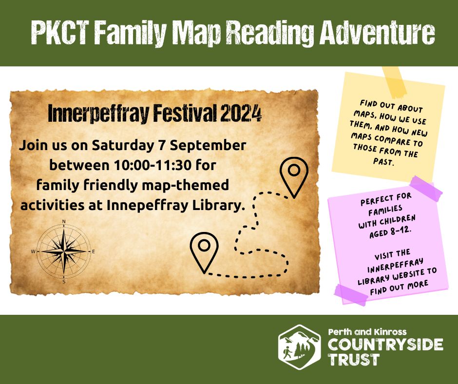Perth and Kinross Countryside Trust (@pkctrust) on Twitter photo As part of the Innerpeffray Festival 2024, PKCT are running a family friendly session of map reading activities on Saturday 7 September at <a href="/Innerpeffray/">Innerpeffray Library</a> Library.
Click the link below to find out more and book your tickets:
innerpeffraylibrary.co.uk/innerpeffray-f… As part of the Innerpeffray Festival 2024, PKCT are running a family friendly session of map reading activities on Saturday 7 September at <a href="/Innerpeffray/">Innerpeffray Library</a> Library.
Click the link below to find out more and book your tickets:
innerpeffraylibrary.co.uk/innerpeffray-f…