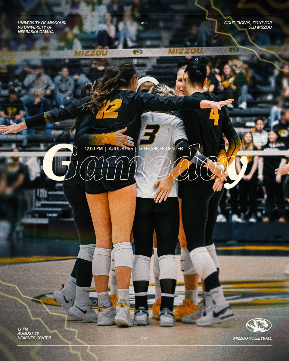 Sidney2020DB's tweet photo. This sunday, our volleyball
team is coming to collect dubs.
Don’t miss it.@mizzouathletics @mizzouvb
Sunday, August 25 
12:00 PM
 Hearnes Center https://t.co/rH4hjIwv8o