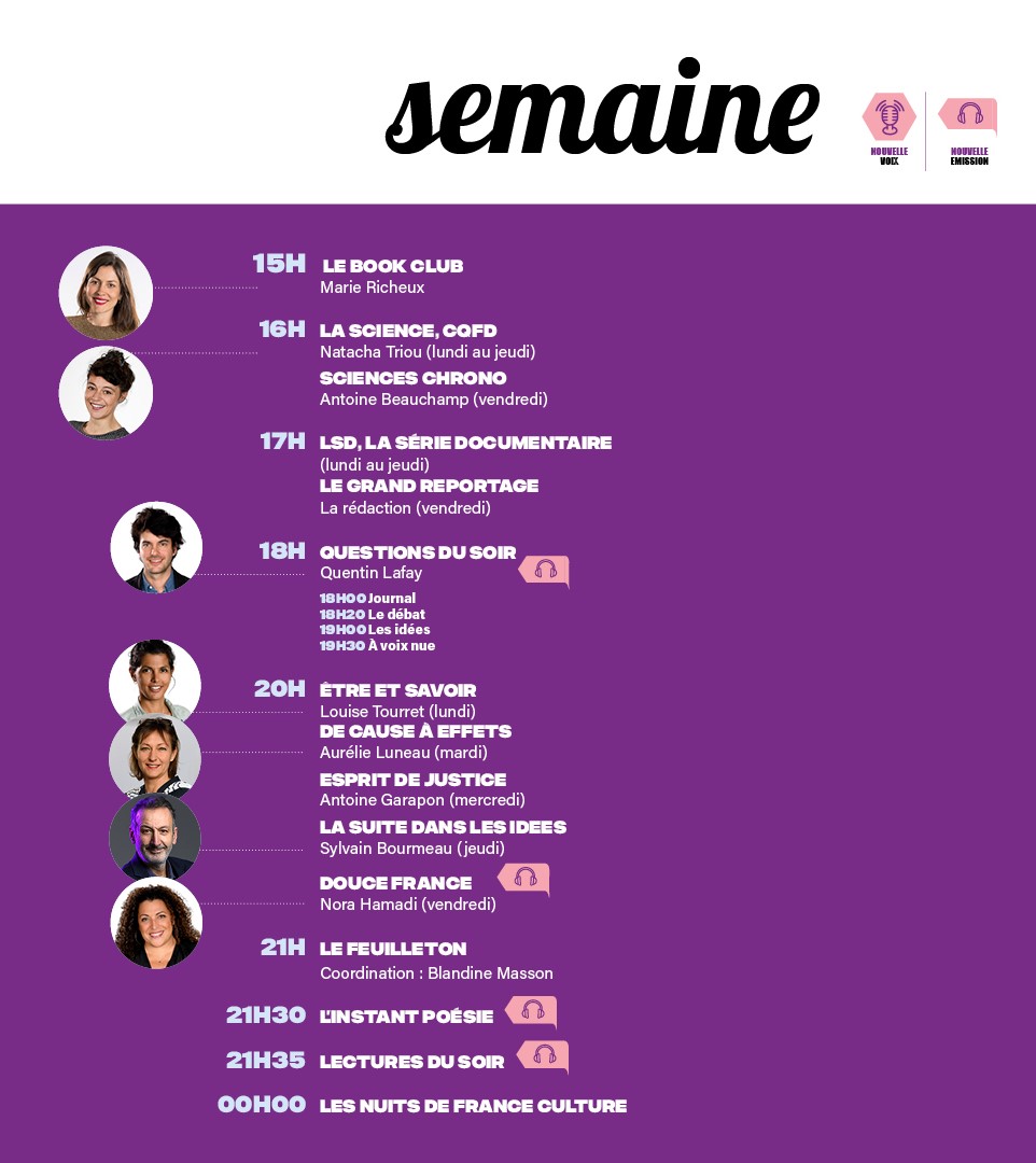🚨 France Culture fait sa rentrée ! Découvrez les émissions qui vous attendent à l’antenne dès ce lundi 26 août ➡️ l.franceculture.fr/OgV