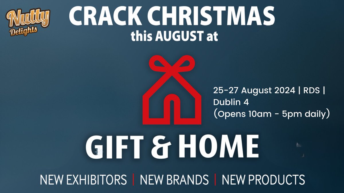 Meet us at Gift &amp; Home Fair at RDS from 25 to 27 August! #RDS #Gift #Home #Fair
