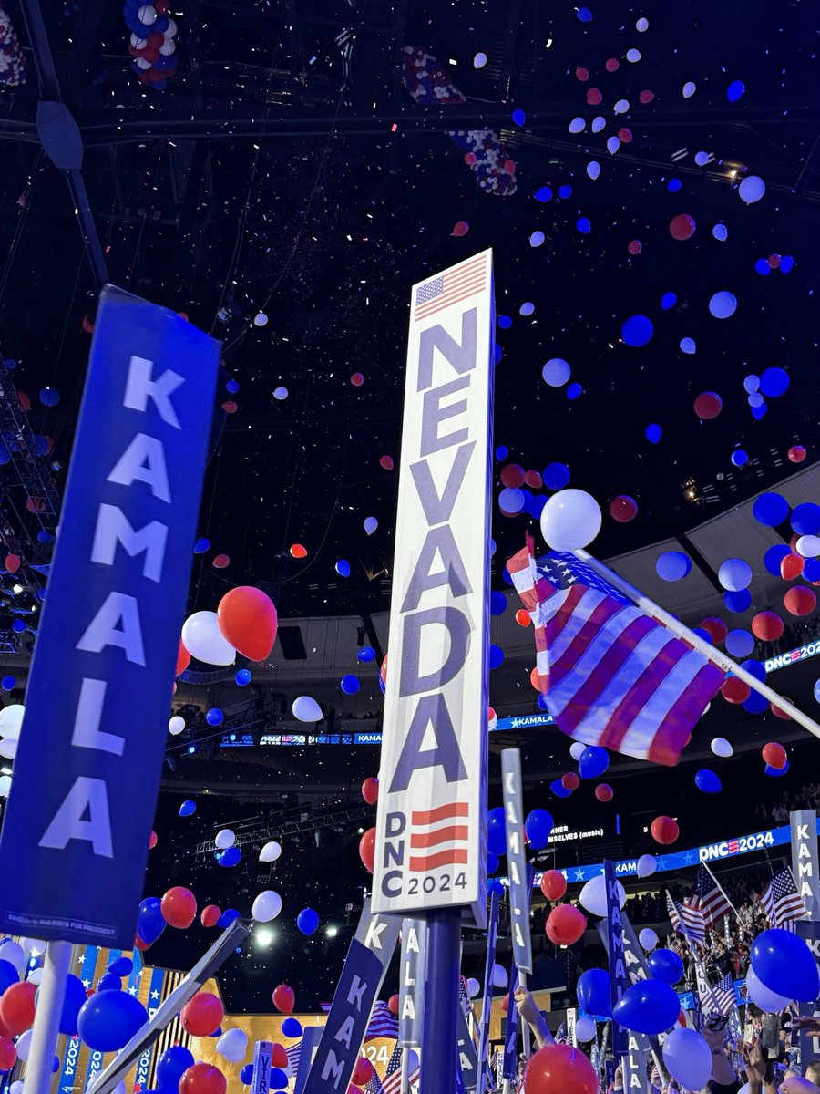 AaronSimsNV's tweet photo. Great end to the 2024 @DemConvention now let’s go win this thing! https://t.co/ch5kHsLoOW