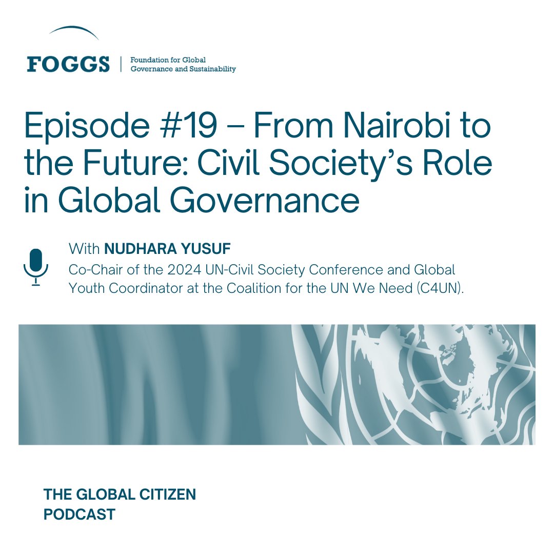 🎙️ Our latest episodes at the Global Citizen podcast are now live, and we’re focusing on the upcoming Summit of the Future!

🔗 podcasters.spotify.com/pod/show/the-g…

#SOTF #GlobalGovernance #Podcast #Multilateralism #InterfaithDialogue #SustainableFuture