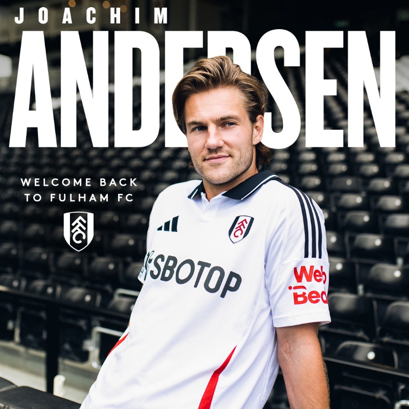 FulhamFC's tweet photo. Velkommen hjem, Joa! 🇩🇰
