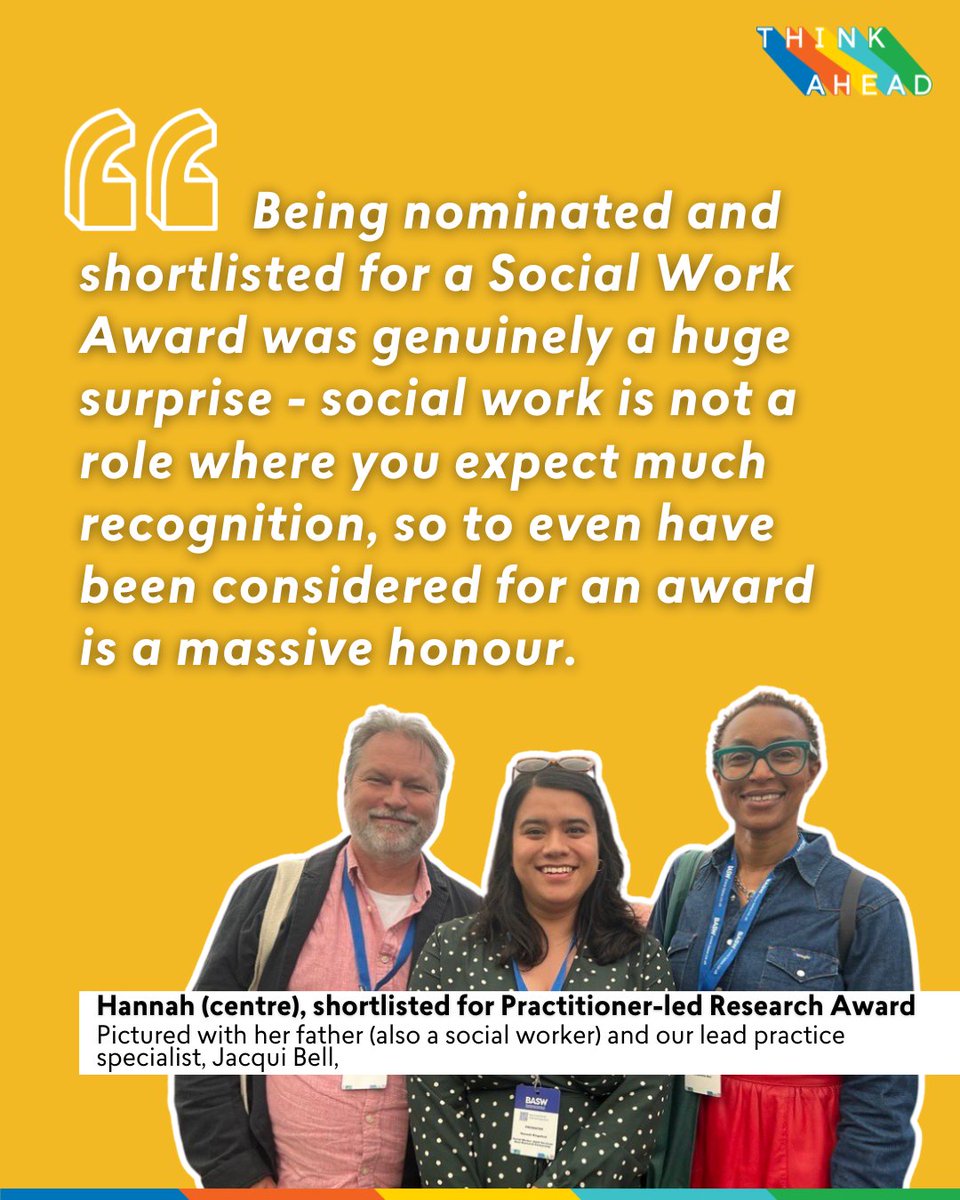 Think Ahead (@thinkaheadmh) on Twitter photo 💬Meet our social workers shortlisted for the <a href="/socialworkaward/">Social Work Awards</a>! ⬇️
⭐️Emma Crowe: Mental Health Social Worker of the Year with <a href="/stocktoncouncil/">Stockton-on-Tees Borough Council</a>
⭐️Hannah Kingsford: Practitioner-led Research Award with Kent Research Partnership <a href="/UniKent/">University of Kent</a> @kent_cc
🗣️ bit.ly/3X3mcvU 💬Meet our social workers shortlisted for the <a href="/socialworkaward/">Social Work Awards</a>! ⬇️
⭐️Emma Crowe: Mental Health Social Worker of the Year with <a href="/stocktoncouncil/">Stockton-on-Tees Borough Council</a>
⭐️Hannah Kingsford: Practitioner-led Research Award with Kent Research Partnership <a href="/UniKent/">University of Kent</a> @kent_cc
🗣️ bit.ly/3X3mcvU