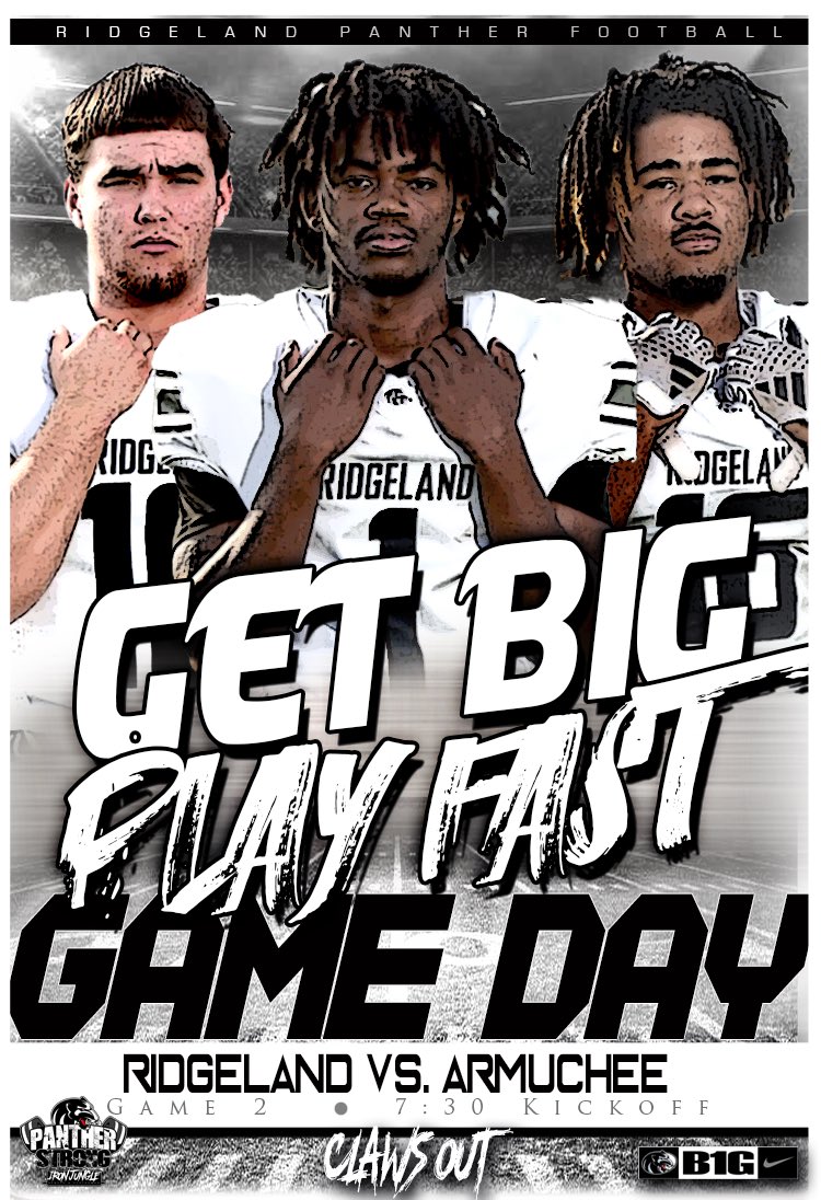 Ridgeland Panthers Football (@ridgelandhsftbl) on Twitter photo GAME DAY vs Armuchee.Nothing better then Friday Night Lights in Happy Valley #CLAWS_out #getB1G <a href="/RHSPantherAth/">Ridgeland Panther Athletics</a> GAME DAY vs Armuchee.Nothing better then Friday Night Lights in Happy Valley #CLAWS_out #getB1G <a href="/RHSPantherAth/">Ridgeland Panther Athletics</a>