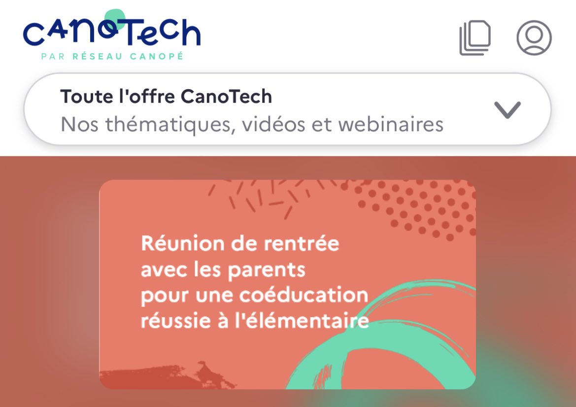 🌟 Rentrée 2024-2025 avec <a href="/reseau_canope/">Réseau Canopé</a> #CanoTech

Webinaire 📌 Réunion de rentrée avec les parents pour une coéducation réussie à l’élémentaire 

Rejoignez les 200 participants inscrits ! 

📅 Date : 27/08 ⏰ 14 H

👉Téléchargez le programme swll.to/S2sX1

<a href="/McMissir/">McMissir</a>