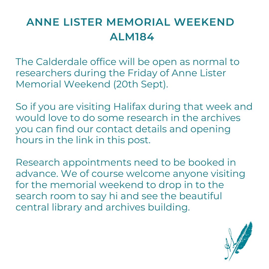 Our contact details and opening times can be found here - wyjs.org.uk/archive-servic…