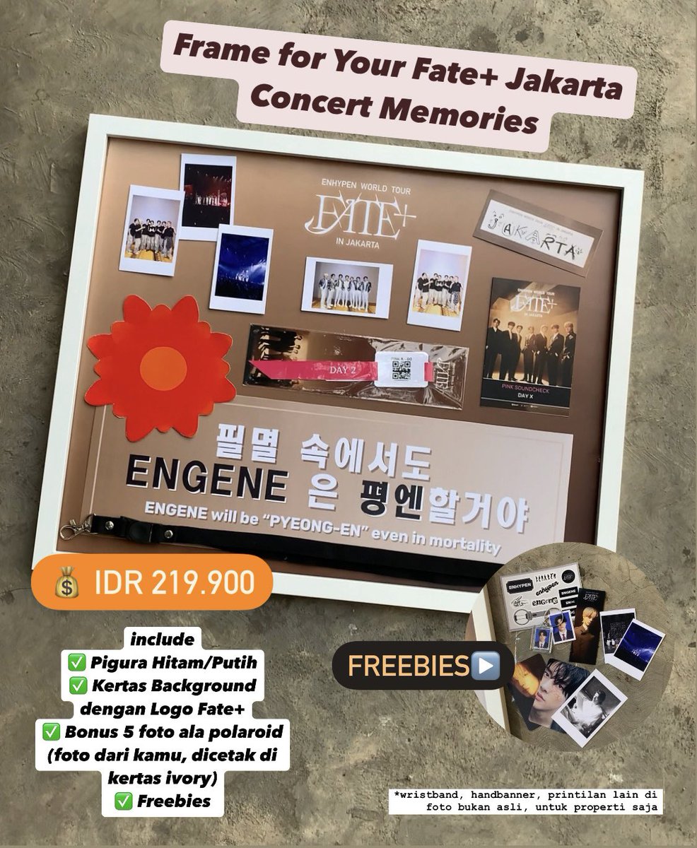 FRAME TIKET KONSER tweet media