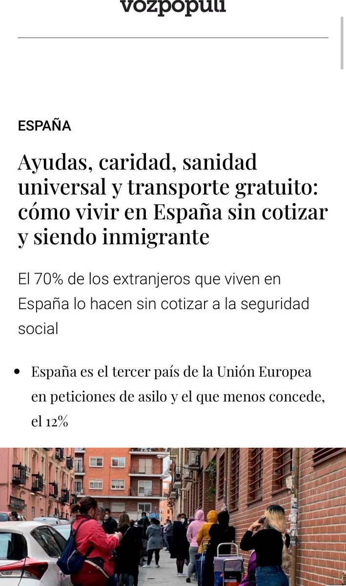 De los 6.089.620 extranjeros residentes en España, sólo 1.833.396 fueron cotizantes durante el año 2023: «Esto significa que aproximadamente el 70% de los extranjeros en el país no están contribuyendo

Vienen a pagar las pensiones los que no cotizan?

Plan sin fisuras, oiga.